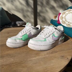 Nike Air Force One 💚💜
